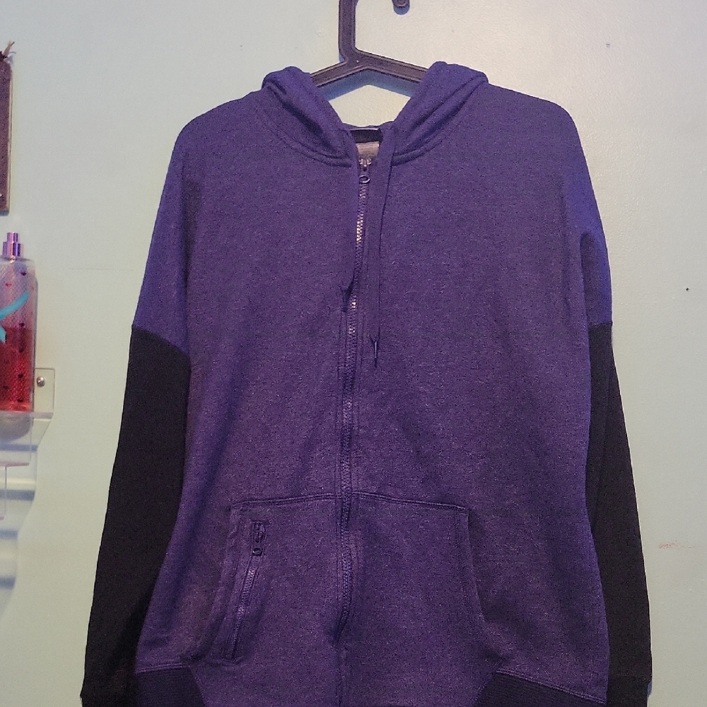 Champion Two-Tone Zip-Up Hoodie
